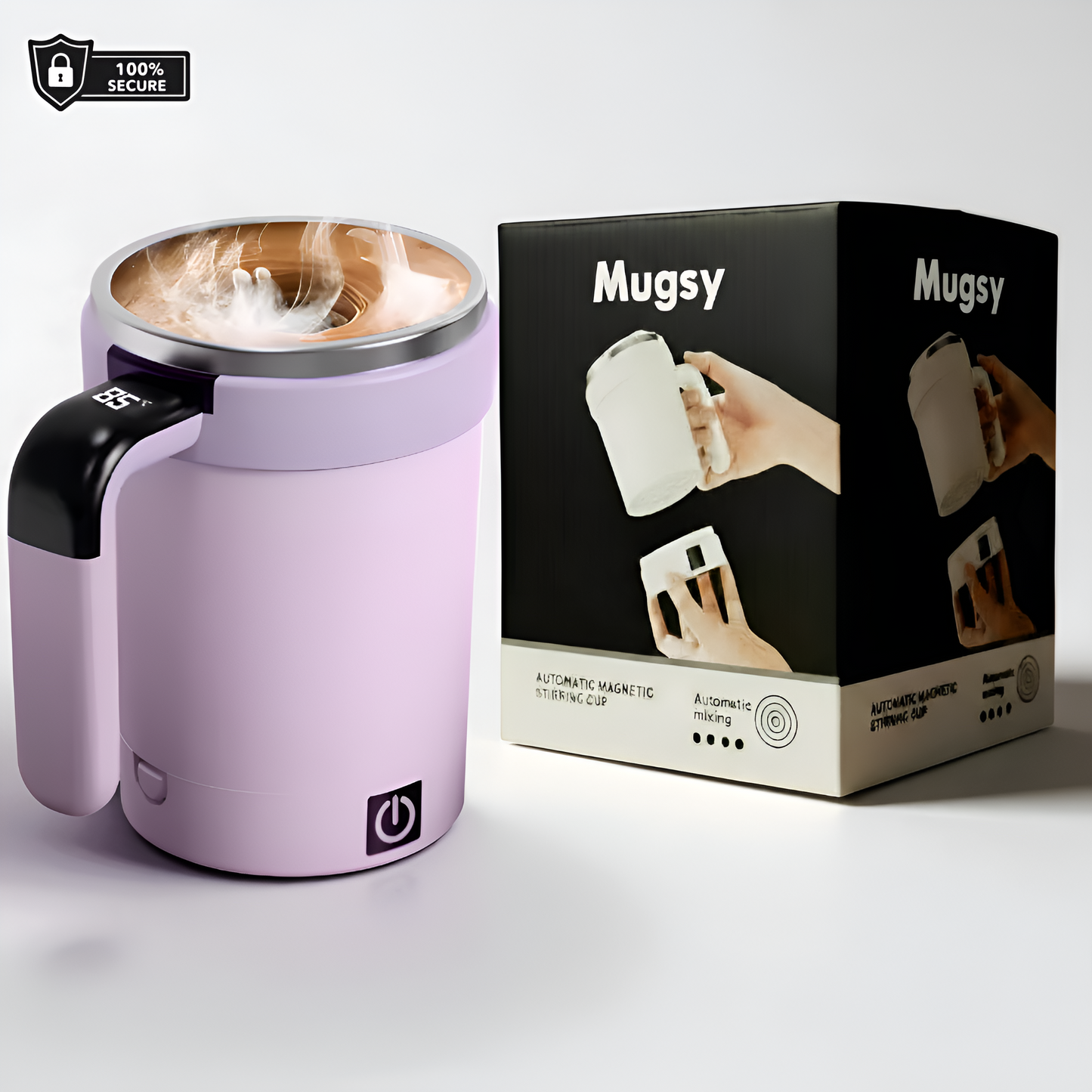 Taza agitadora automatica